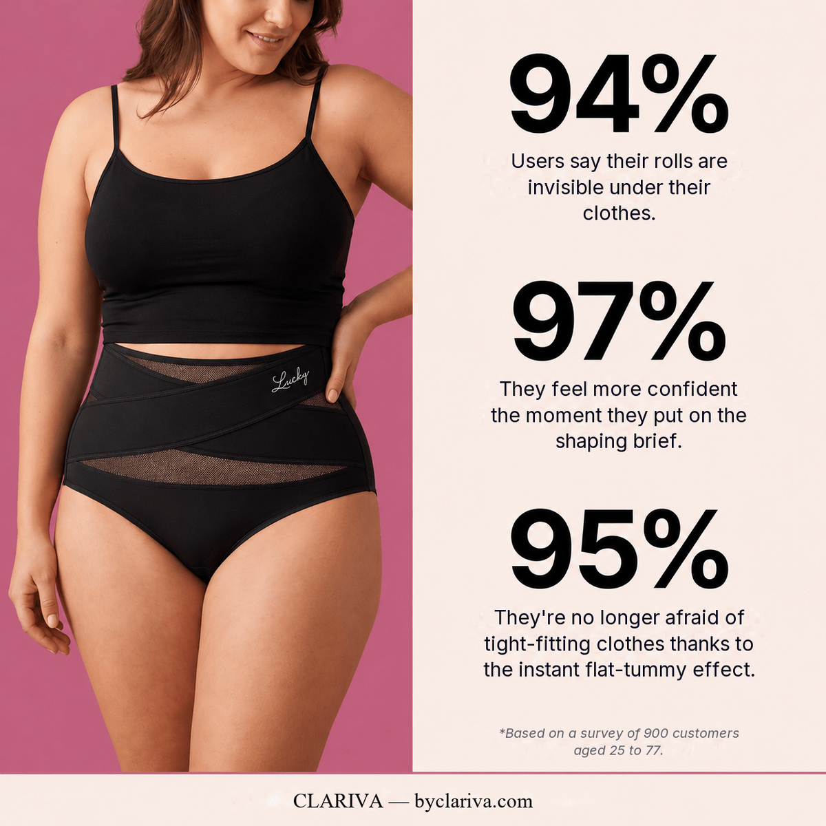 Clariva high-waist shaping brief