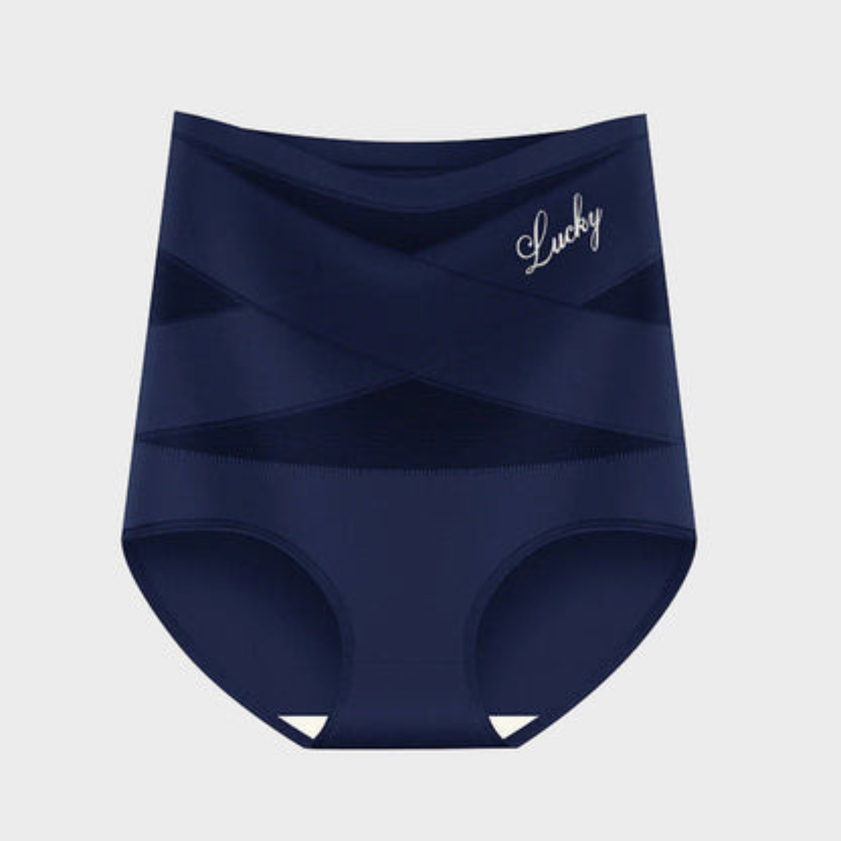 Clariva high-waist shaping brief in Navy Blue