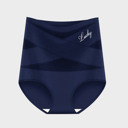 Clariva high-waist shaping brief in Navy Blue