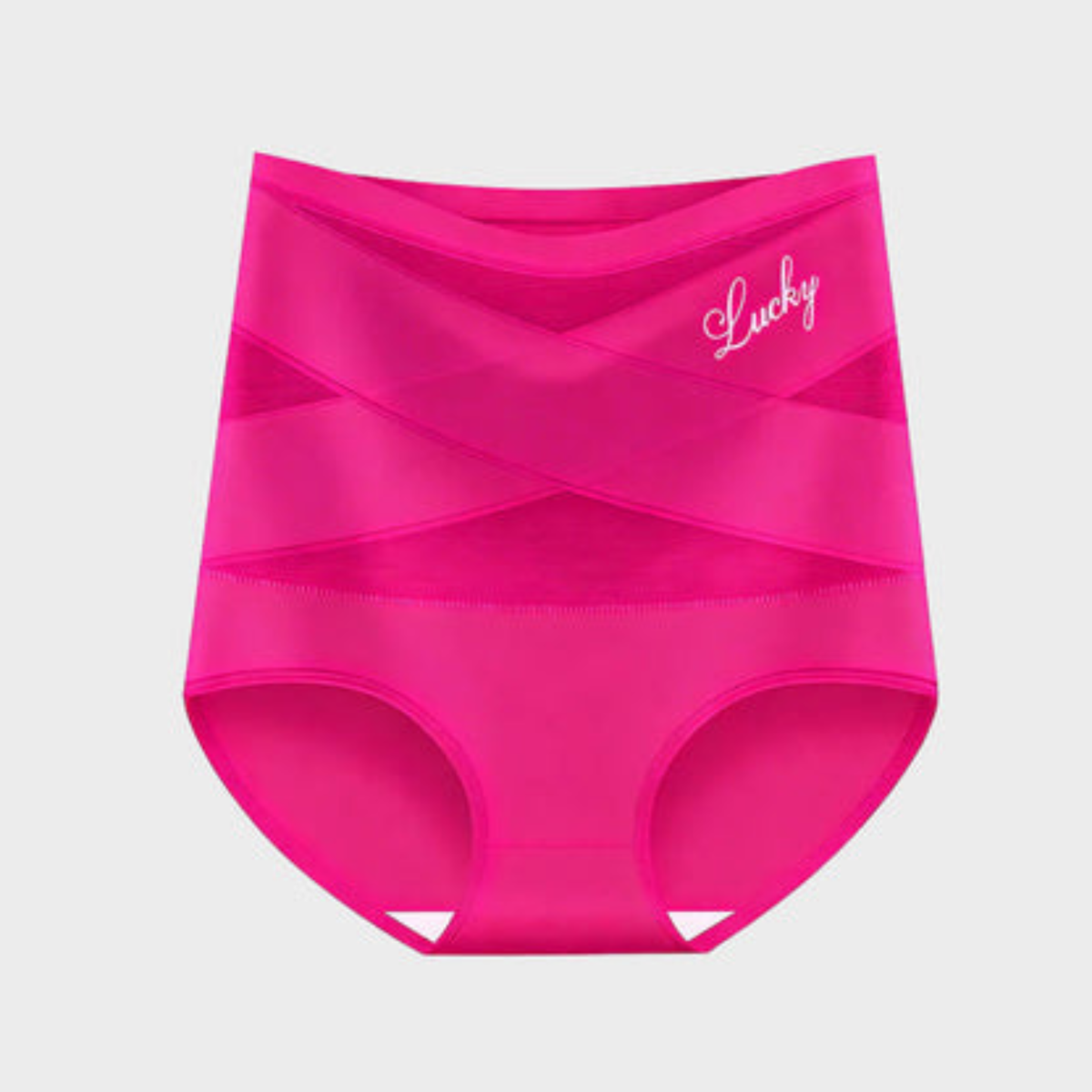 Clariva high-waist shaping brief in Hot Pink