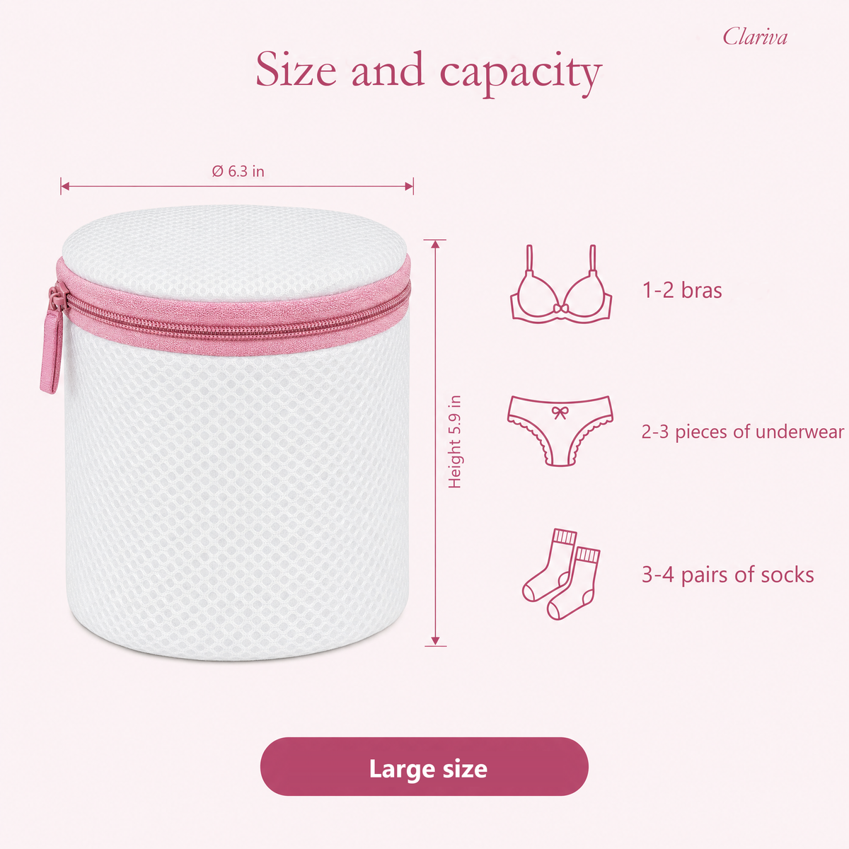 Clariva Gentle Wash Bag