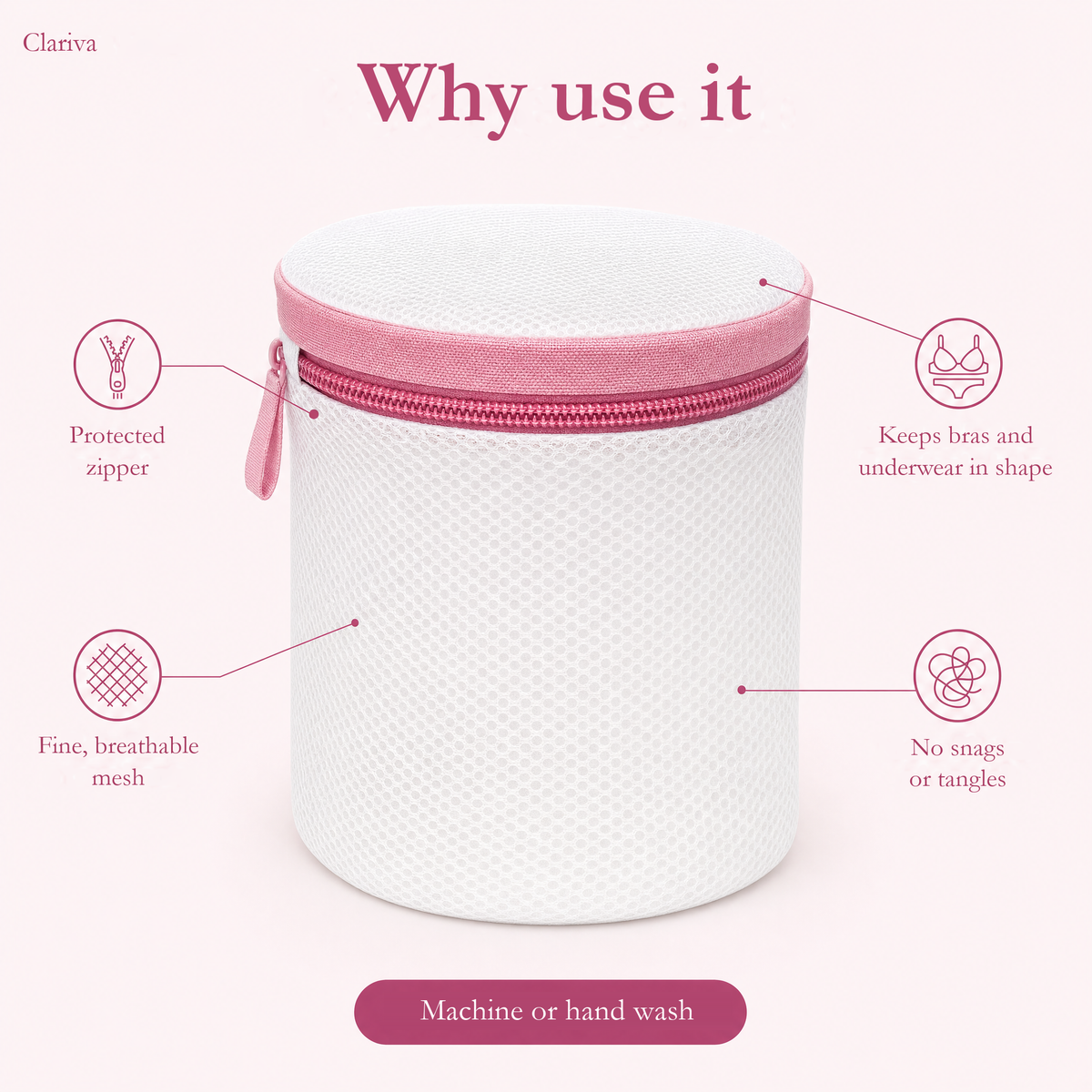 Clariva Gentle Wash Bag