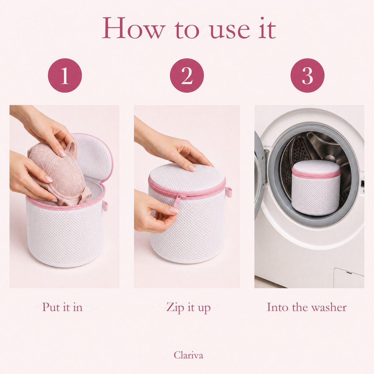 Clariva Gentle Wash Bag